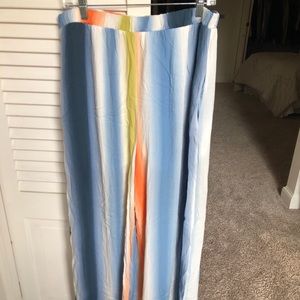 F21 Multi-Color Flowy Pants